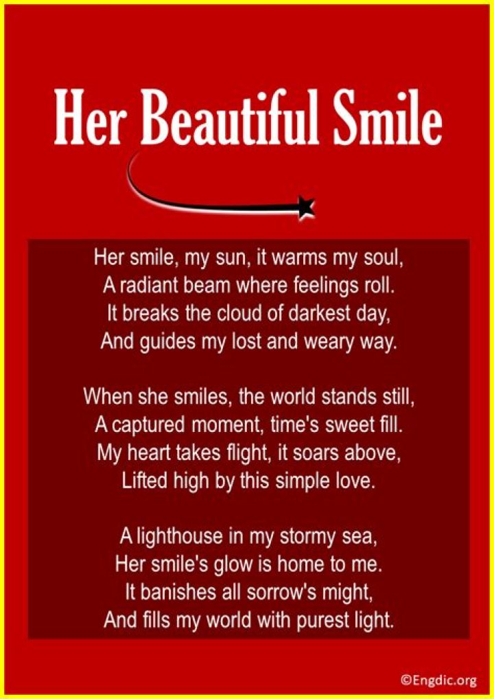 Beautiful Smile Poems for Her: Capturing the Essence of Her Radiance