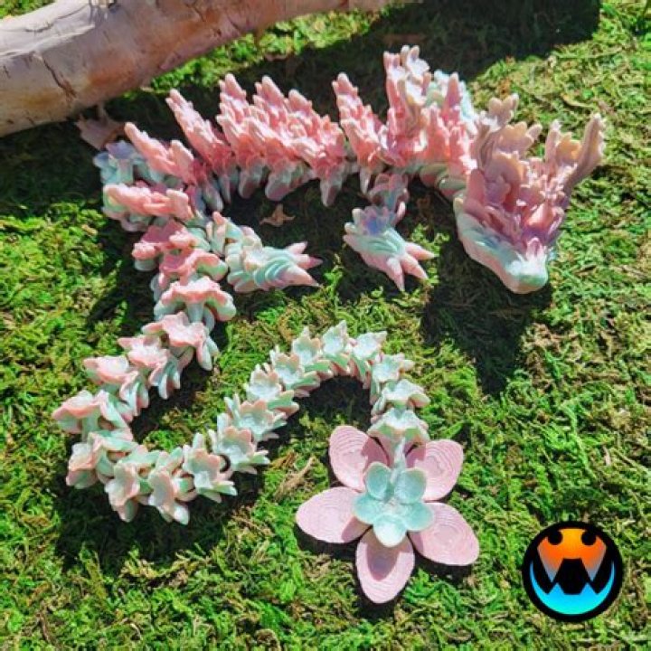 Discover the Art of 3D Printing with the Cherry Blossom Dragon STL
