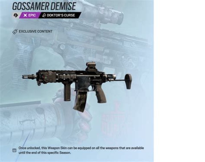 Gossamer Demise Attachment Skin: A Comprehensive Guide for Players