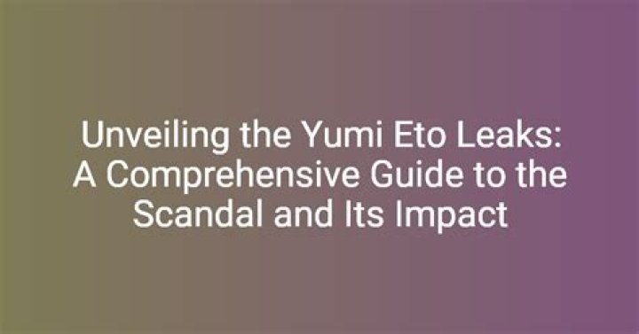 Yumi Eto Full Videos: A Comprehensive Guide to Discovering Her Work and Influence